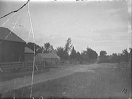 [Farm Buildings with Horse and Buggy]